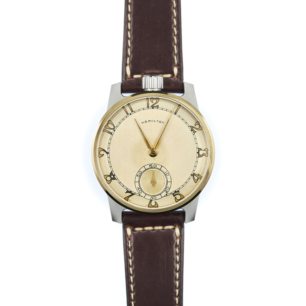 Vintage Brown Lancaster Watch with Textured Strap Lancaster Men main image 4