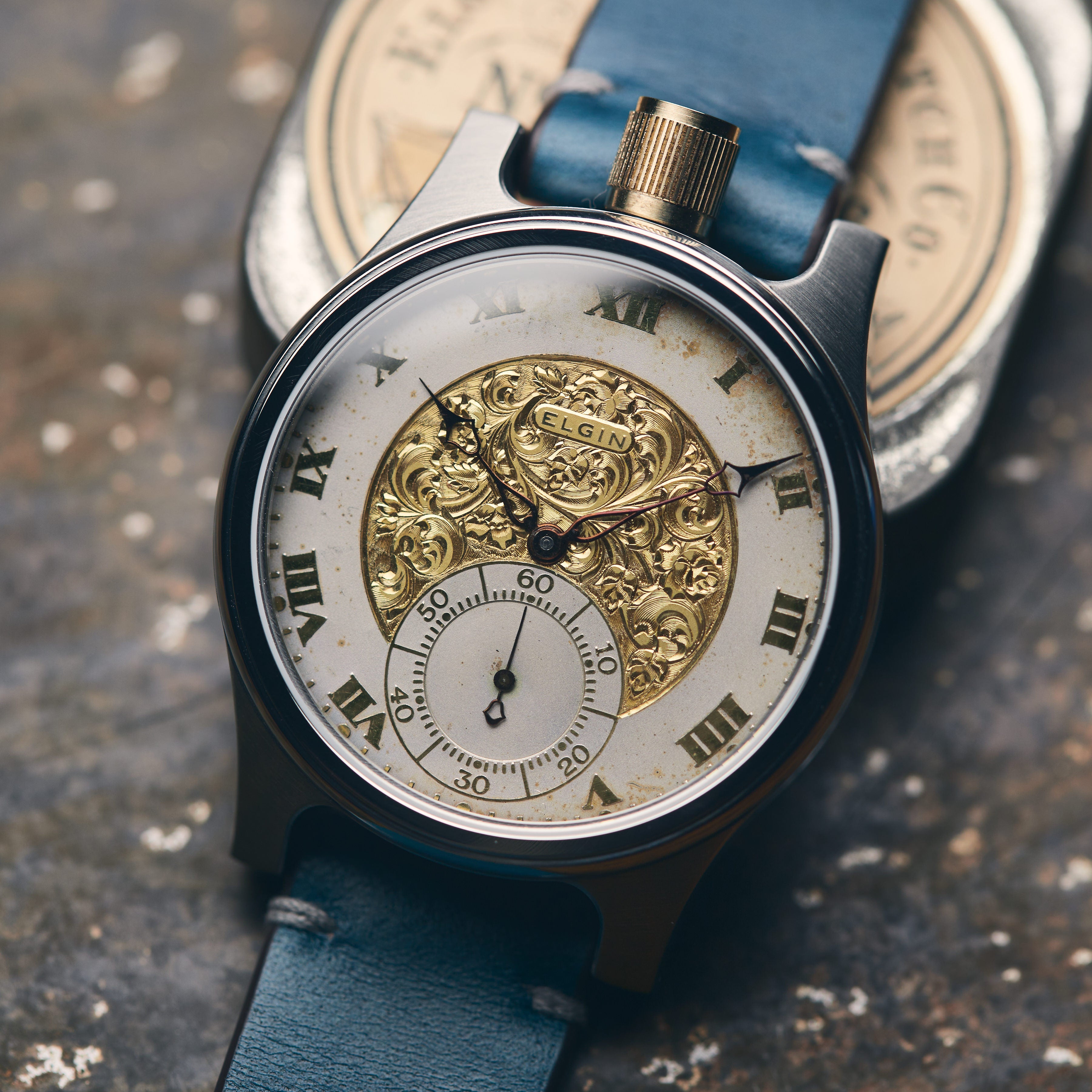 Men's Timex Chicago Quartz Day-Date Brown Leather Watch TW2V29000