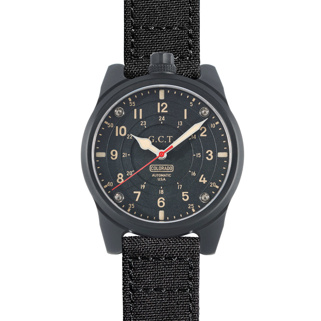 The GCT - DLC Black Case - Matte Dial