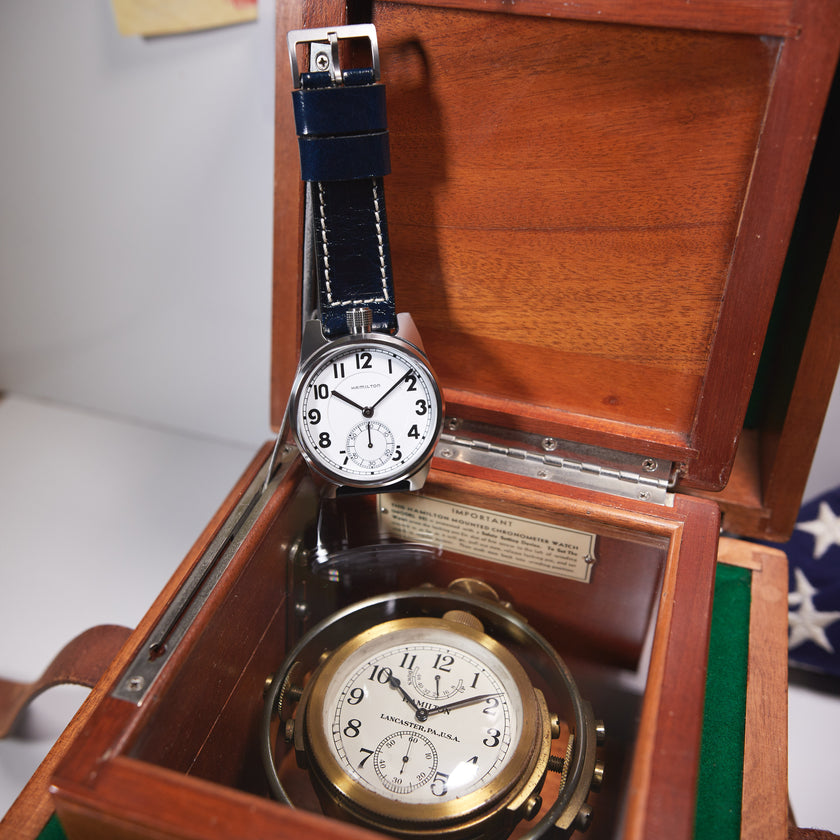 The Comparing Watch Set with Ship's Chronometer