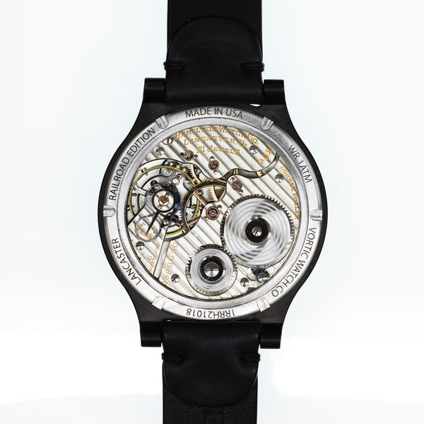 The Lancaster Railroad 018 (51mm) Watch Back